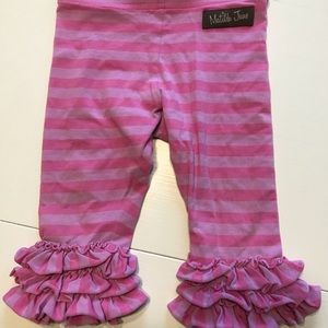 Matilda Jane triple ruffle leggings sz 12m
